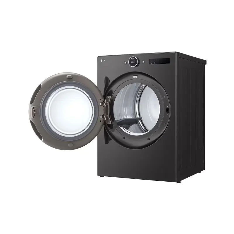 Lg SECADORA A GAS DE CARGA FRONTAL 22KG NEGRO THINQ DF74BFXS6